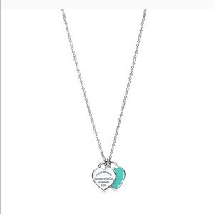 Tiffany & Co. Blue heart tag necklace